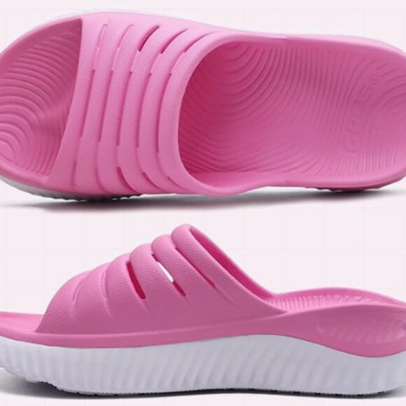 NEW GPOS Recovery Slide Orthotic Plantar Fasciitis Relief black/red pink/white - Picture 5 of 14